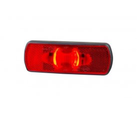 LD 2217 Габаритный фонарь SLIM XS HOR 85 4 LED красный   2функции: позиционный зад/светоотражатель 52217